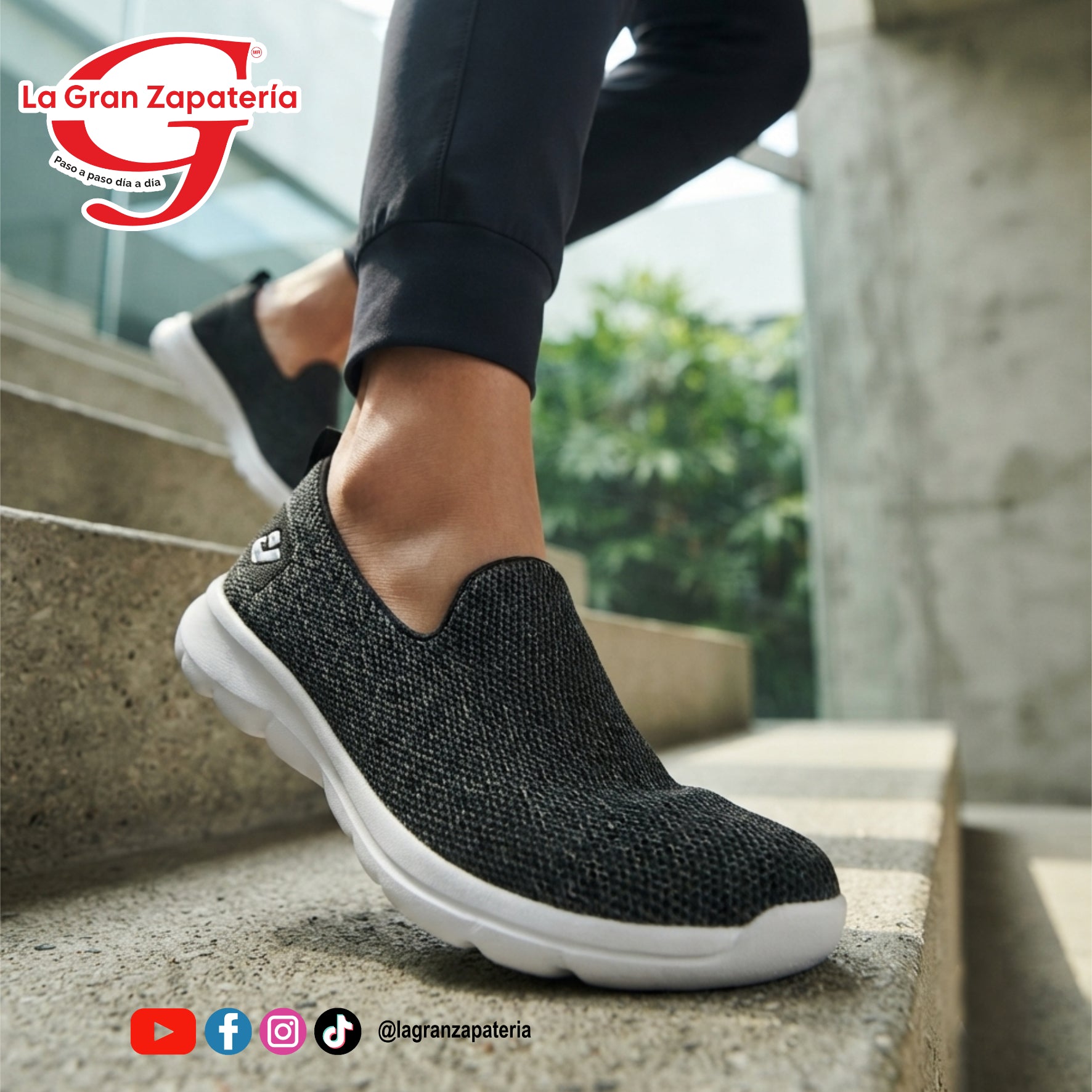 TENIS CONFORT JANLO 2484 NEGRO/OXFROS 300