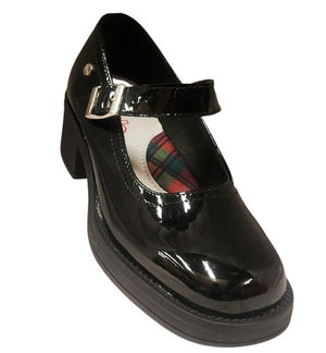 CALZADO ESCOLAR CHABELO C954-B CHAROL NEGRO
