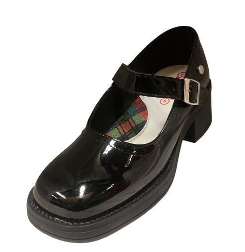 CALZADO ESCOLAR CHABELO C954-B CHAROL NEGRO