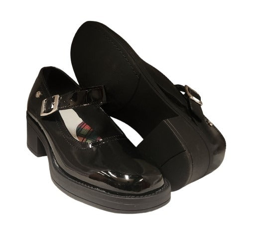 CALZADO ESCOLAR CHABELO C954-B CHAROL NEGRO