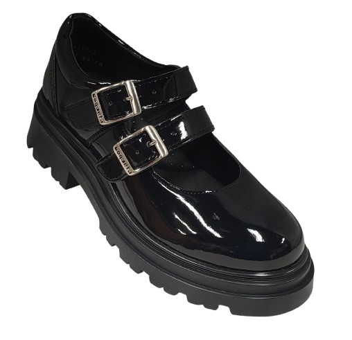 CALZADO ESCOLAR COQUETA 431702-C CHAROL/NEGRO