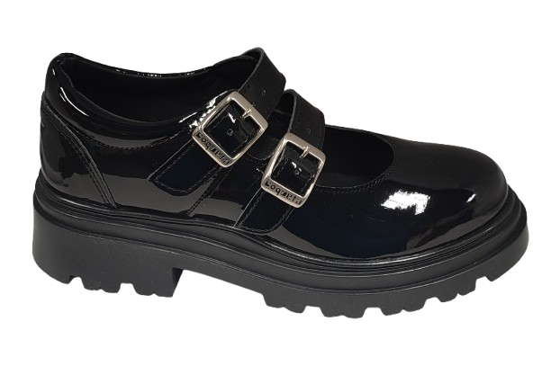 CALZADO ESCOLAR COQUETA 431702-C CHAROL/NEGRO
