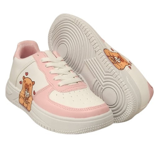 TENIS URBANO COILETT I2104 BCO/ROS/CAP/COR