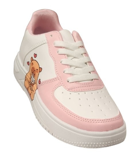 TENIS URBANO COILETT I2104 BCO/ROS/CAP/COR