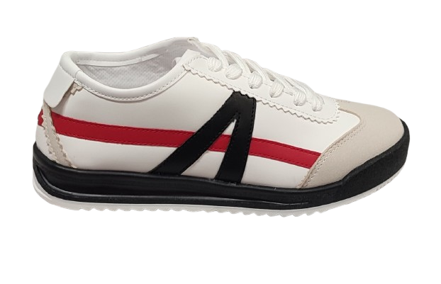 TENIS URBANO COILETT 90381 BLA/ROJ/NEG