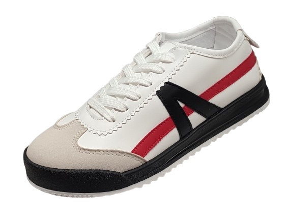 TENIS URBANO COILETT 90381 BLA/ROJ/NEG