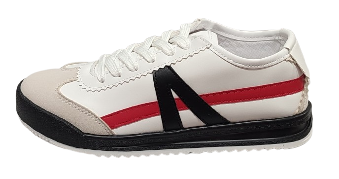TENIS URBANO COILETT 90381 BLA/ROJ/NEG