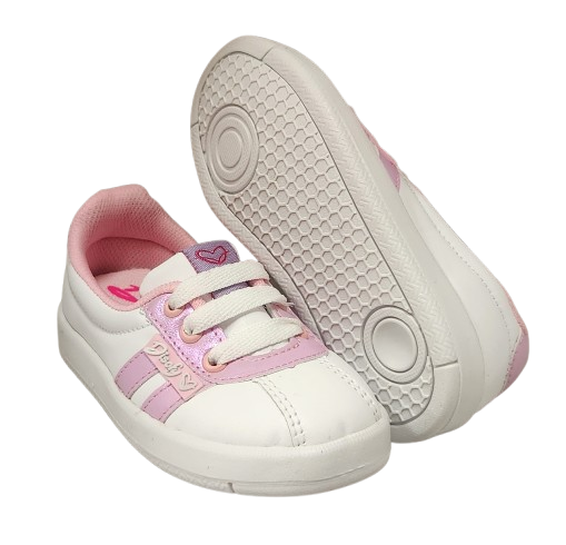 TENIS CASUAL NIÑA DIFOSY VAL BLANCO LILA