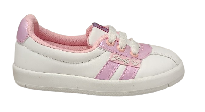 TENIS CASUAL NIÑA DIFOSY VAL BLANCO LILA