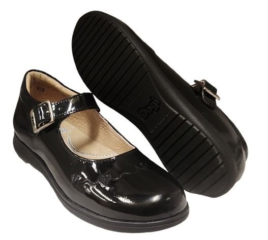 CALZADO ESCOLAR DOGI 0911 CHAROL NEGRO