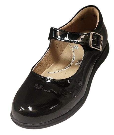 CALZADO ESCOLAR DOGI 0911 CHAROL NEGRO