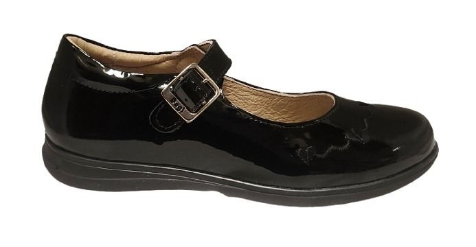 CALZADO ESCOLAR DOGI 0911 CHAROL NEGRO
