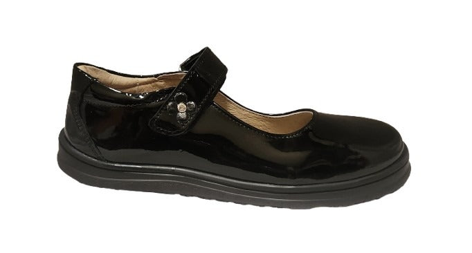 CALZADO ESCOLAR DOGI 1303 CHAROL NEGRO