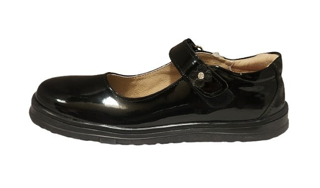 CALZADO ESCOLAR DOGI 1303 CHAROL NEGRO