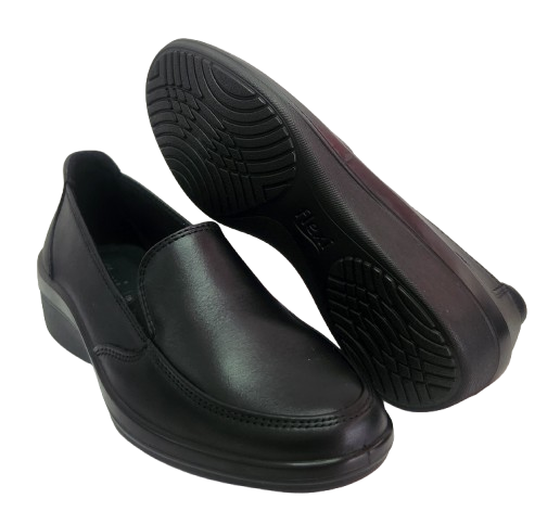 MOCASIN CONFORT DAMA FLEXI 142302 NEGRO