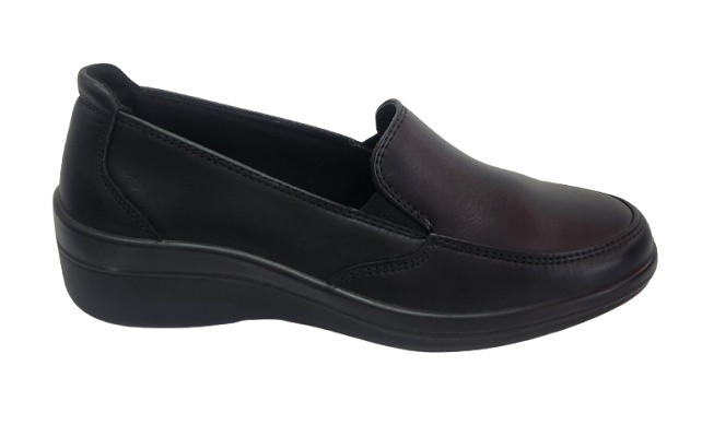 MOCASIN CONFORT DAMA FLEXI 142302 NEGRO