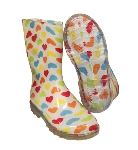 BOTAS DE LLUVIA HOPE PULGARCITO CORAZONES