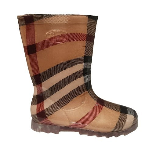 BOTA DE LLUVIA HOPE PULGARCITO ESCOSES CAFE