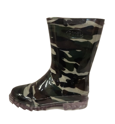 BOTA DE LLUVIA HOPE PULGARCITO MILITAR