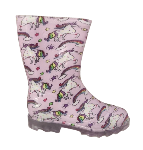 BOTA DE LLUVIA HOPE PULGARCITO UNICORNIO