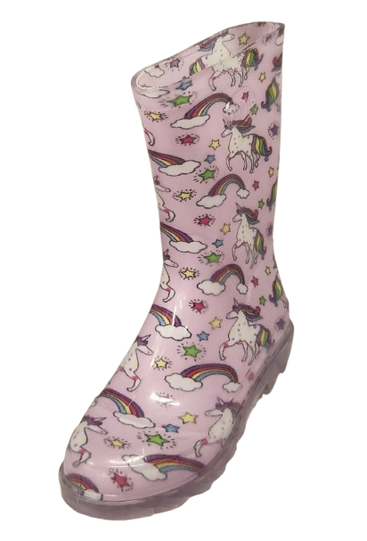 BOTA DE LLUVIA HOPE PULGARCITO UNICORNIO