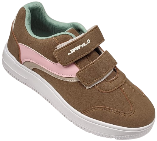 TENIS URBANO JANLO 6092 MOKA/ROSA
