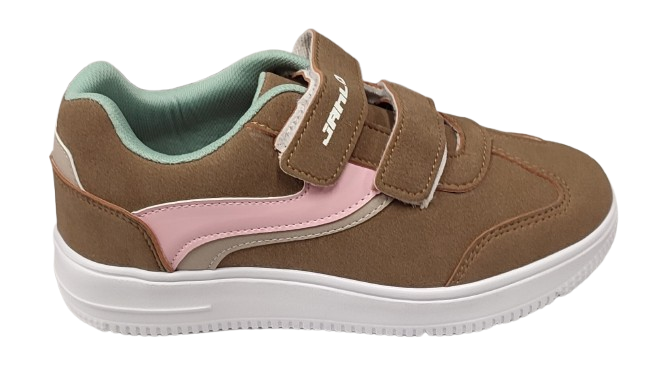TENIS URBANO JANLO 6092 MOKA/ROSA