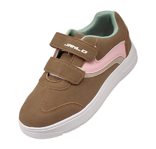 TENIS URBANO JANLO 6092 MOKA/ROSA
