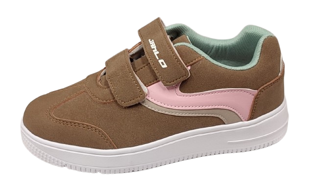 TENIS URBANO JANLO 6092 MOKA/ROSA