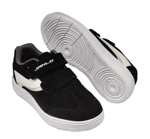 TENIS URBANO JANLO 6092 NEGRO/BLANCO