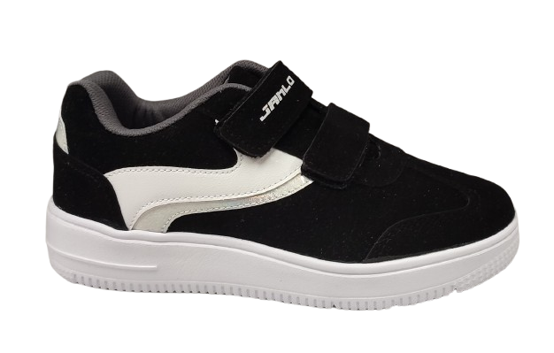 TENIS URBANO JANLO 6092 NEGRO/BLANCO