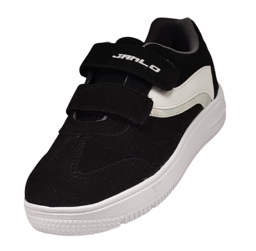 TENIS URBANO JANLO 6092 NEGRO/BLANCO