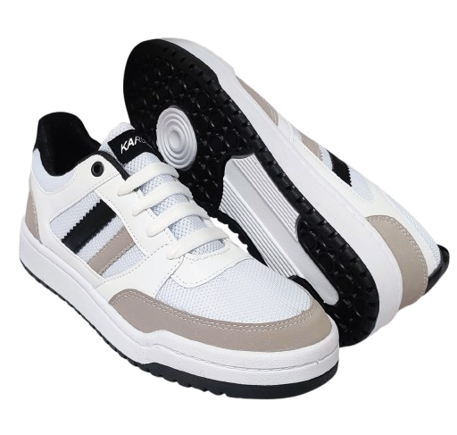 TENIS URBANO KARUSHI 720 BCO/GRI/NEG