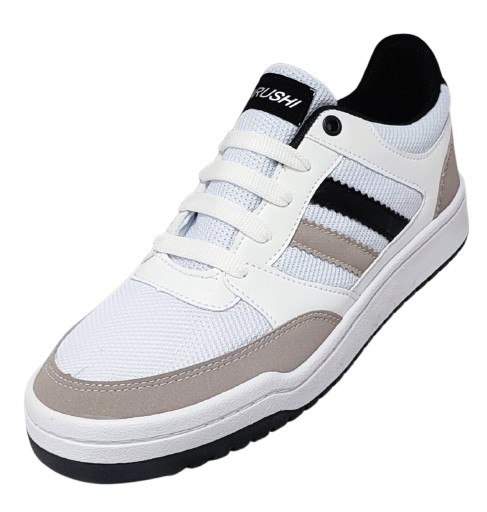 TENIS URBANO KARUSHI 720 BCO/GRI/NEG