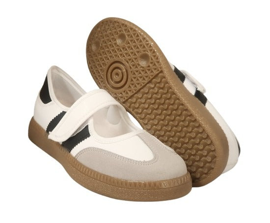 TENIS CASUAL LADY ANACLETA 612 BLANCO NEGRO