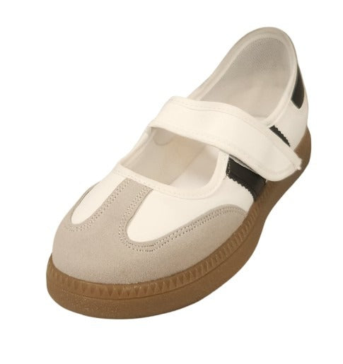TENIS CASUAL LADY ANACLETA 612 BLANCO NEGRO