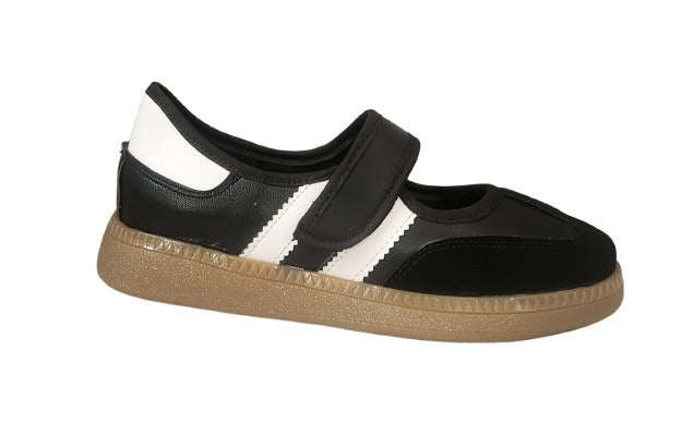 TENIS CASUAL LADY ANACLETA 612 NEGRO BLANCO