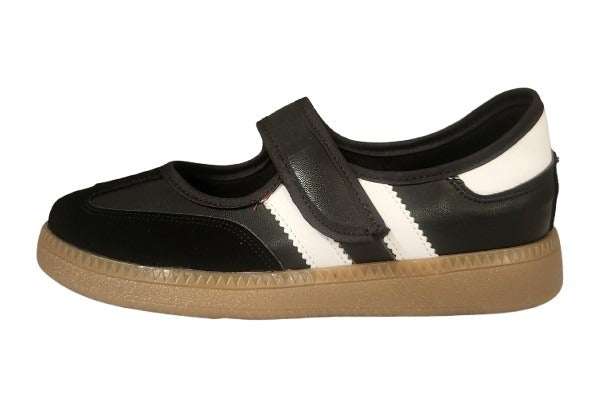 TENIS CASUAL LADY ANACLETA 612 NEGRO BLANCO