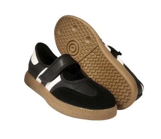 TENIS CASUAL LADY ANACLETA 612 NEGRO BLANCO