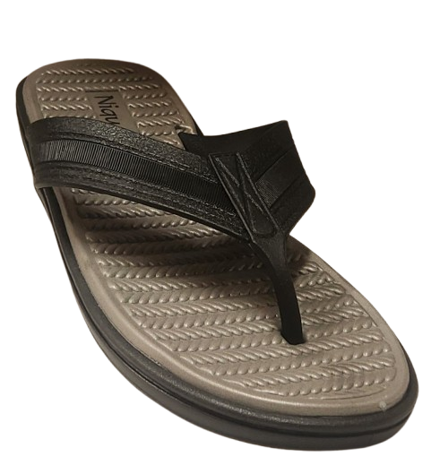SANDALIA DE BAÑO NIQUELS ROY NEGRO