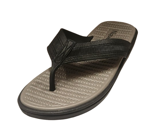 SANDALIA DE BAÑO NIQUELS ROY NEGRO
