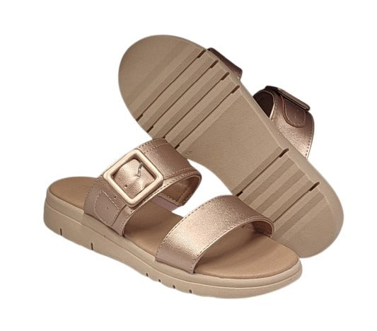 SANDALIA CASUAL MIRLO 1511 ORO ROSADO