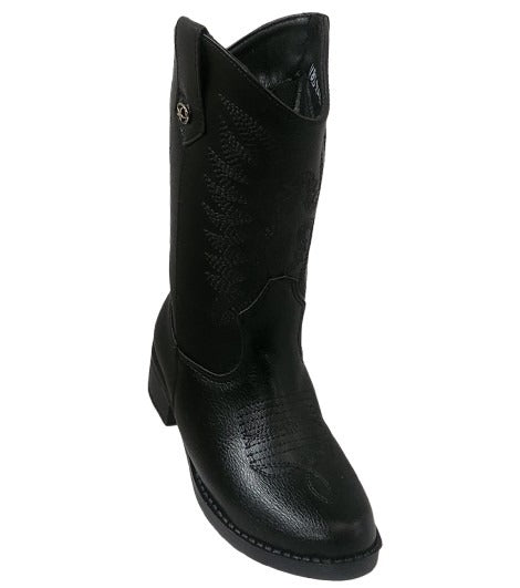 BOTA VAQUERA NIÑA MIRLO 907 NEGRO