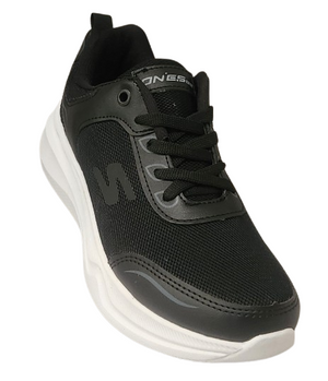 TENIS DEPORTIVO ONE´S 555 NEGRO BLANCO