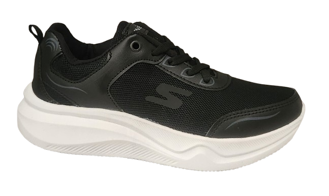 TENIS DEPORTIVO ONE´S 555 NEGRO BLANCO