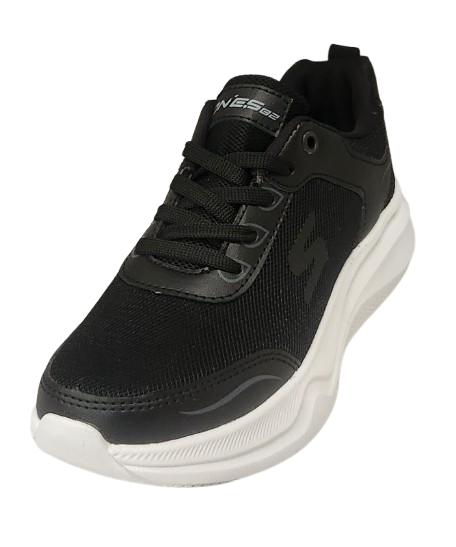 TENIS DEPORTIVO ONE´S 555 NEGRO BLANCO