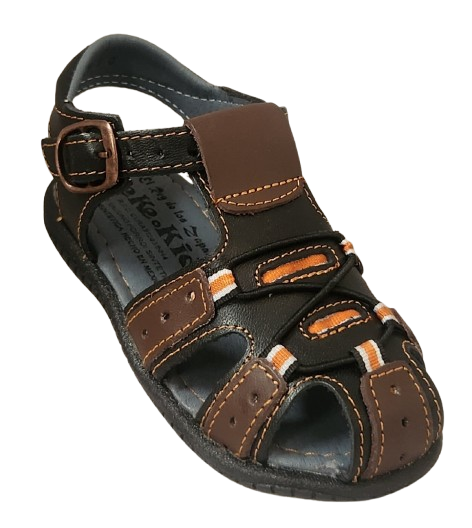 SANDALIA NIÑO PEKE KIDS 590 NEGRO CAFE