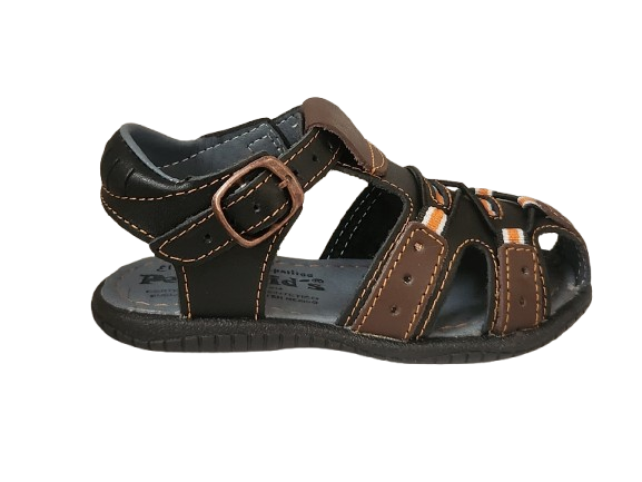 SANDALIA NIÑO PEKE KIDS 590 NEGRO CAFE