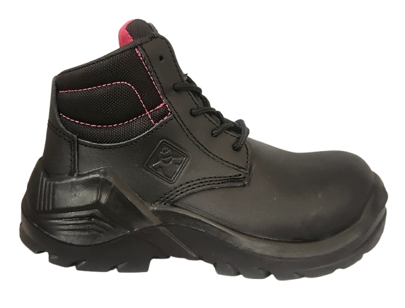 BOTA DE TRABAJO DAMA PMA 3000 NEGRO/ROSA