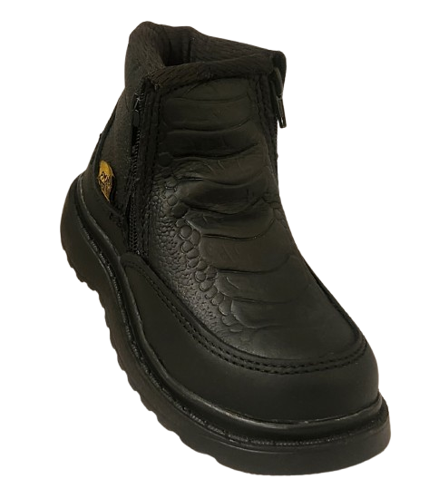 BOTA CASUAL NIÑO PMA 573 NEGRO/AVESTRUZ